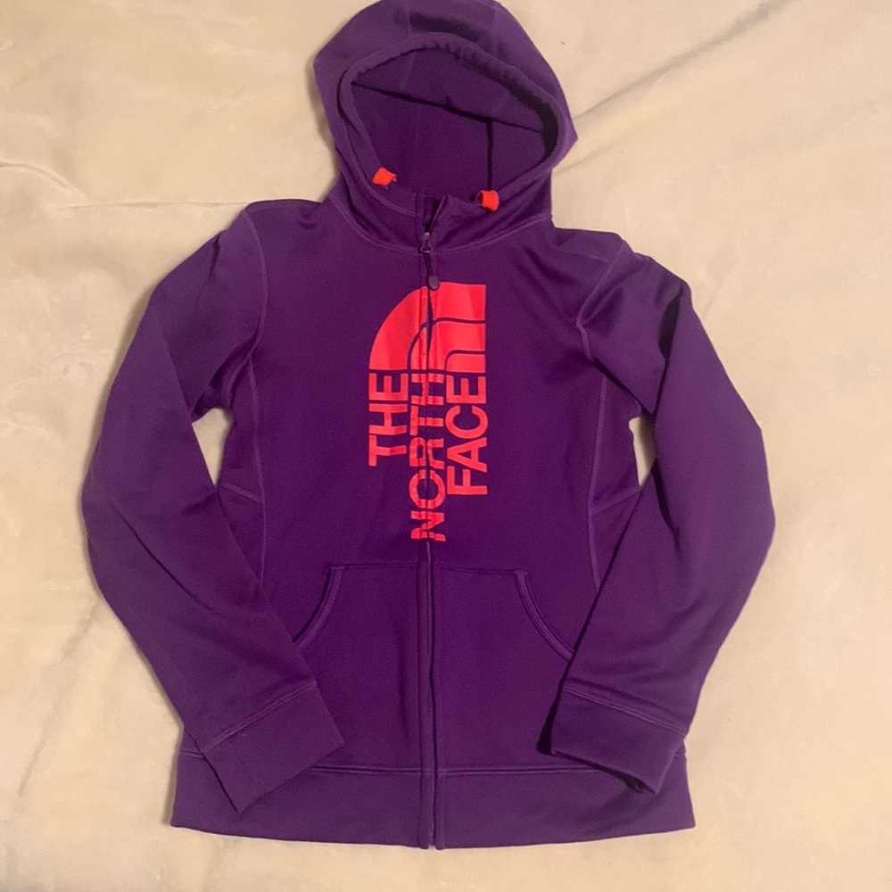 North face zip hoodie